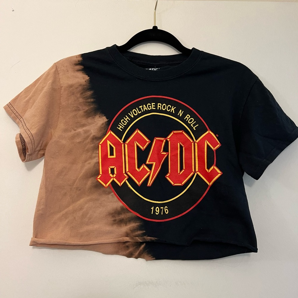 Forever 21 AC/DC crop top